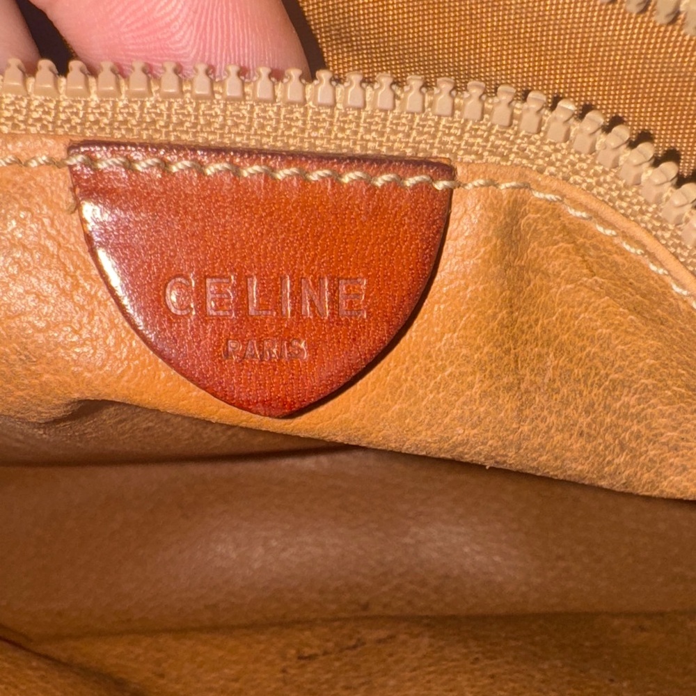 🔥Vintage large AUTHENTIC Celine Brown leather Clutch🔥 pre loved - Picture 5 of 10
